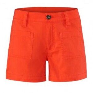 CAbi Women's High Waist Shorts - Bright Orange